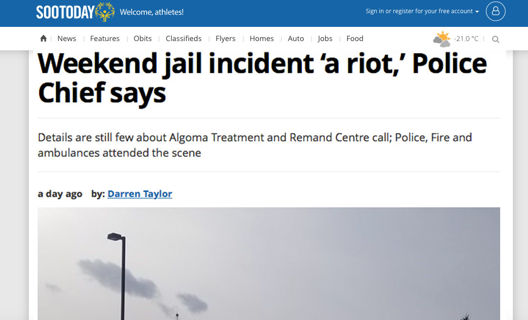 Weekend jail incident ‘a riot,’ Police Chief says